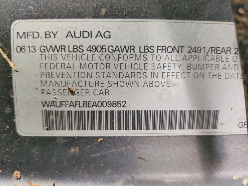 Продаж на аукціоні авто 2014 Audi A4, vin: WAUFFAFL8EA009852, номер лоту: 64899856