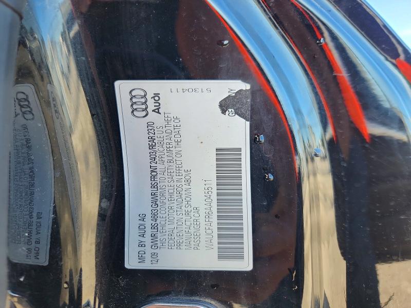 Aukcja sprzedaży 2010 Audi A5, vin: WAUCFAFR6AA045511, numer aukcji: 67148036
