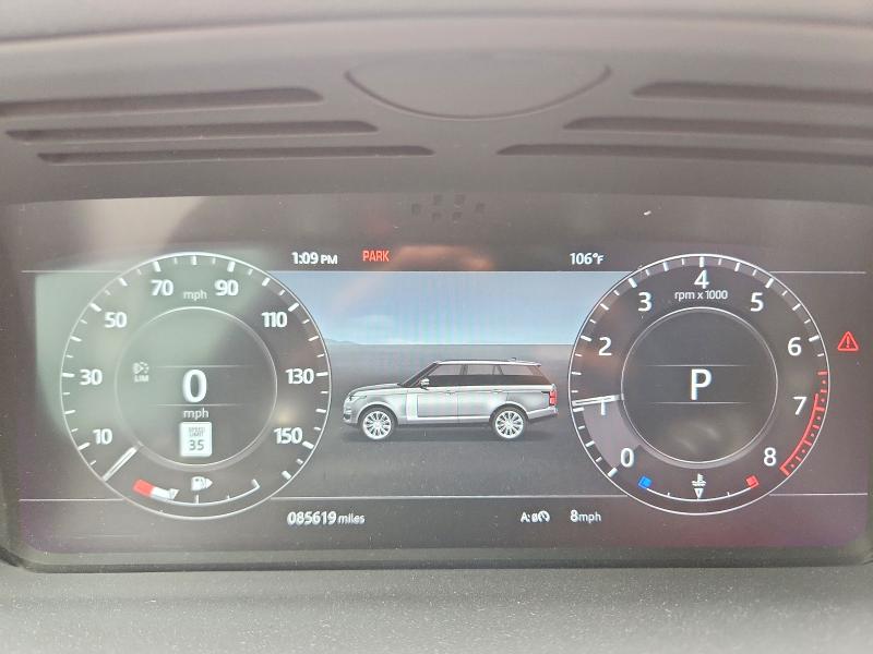 2019 Land Rover Range Rover მანქანა იყიდება აუქციონზე, vin: SALGS2SVXKA547036, აუქციონის ნომერი: 66842786