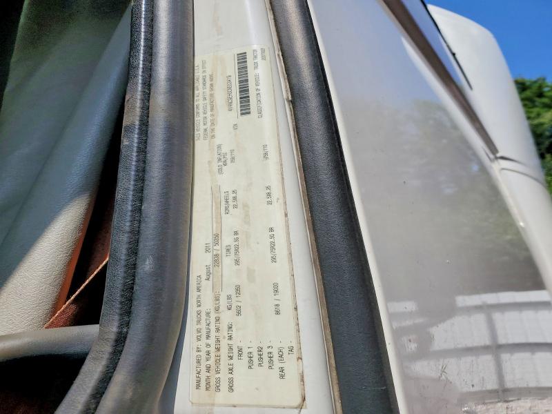 2012 Volvo Vn მანქანა იყიდება აუქციონზე, vin: 4V4NC9EH0CN553419, აუქციონის ნომერი: 63861126