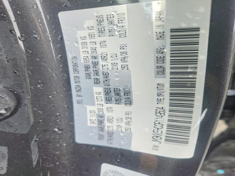 65988046 :رقم المزاد ، JM3KKEHC0R1149604 vin ، 2024 Mazda Cx-90 مزاد بيع
