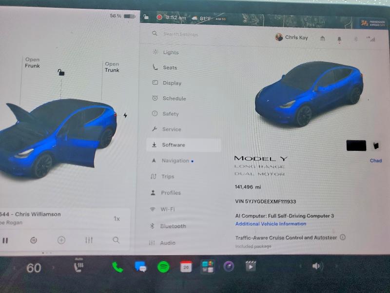 Aukcja sprzedaży 2021 Tesla Model Y, vin: 5YJYGDEEXMF111933, numer aukcji: 66706276