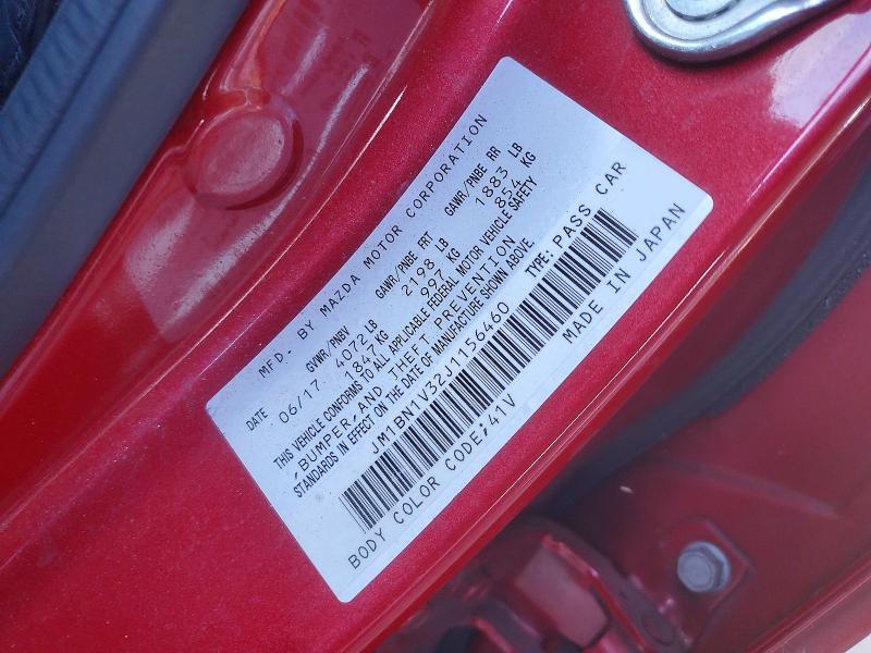 2018 Mazda 3 მანქანა იყიდება აუქციონზე, vin: JM1BN1V32J1156460, აუქციონის ნომერი: 64781856