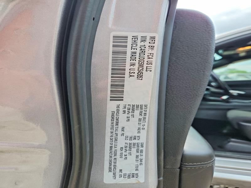 Aukcja sprzedaży 2021 Dodge Durango, vin: 1C4RDJDG5MC545057, numer aukcji: 63778996