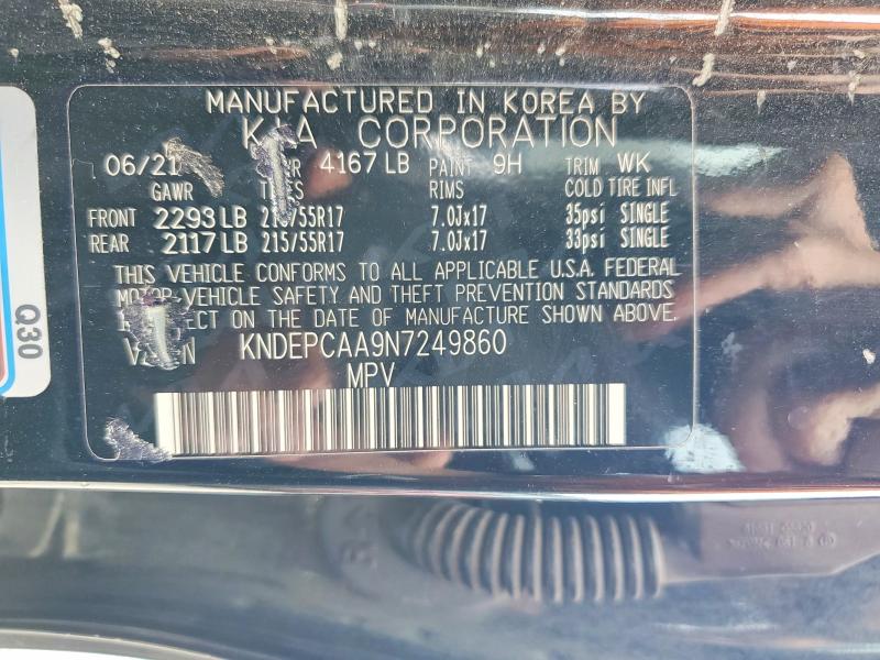 65031886 :رقم المزاد ، KNDEPCAA9N7249860 vin ، 2022 Kia Seltos مزاد بيع