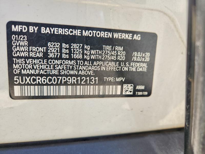 Продажа на аукционе авто 2023 Bmw X5, vin: 5UXCR6C07P9R12131, номер лота: 64101846