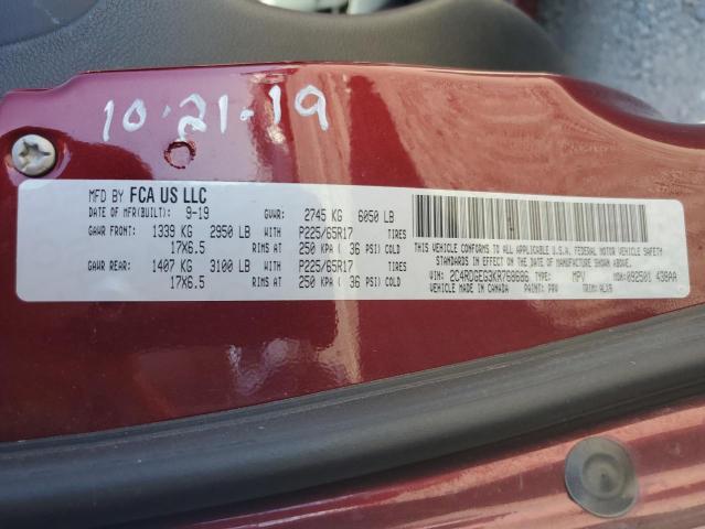 Продажа на аукционе авто 2019 Dodge Grand Caravan Gt, vin: 2C4RDGEG3KR768686, номер лота: 67393793