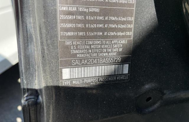 69796623 :رقم المزاد ، SALAK2D41BA555729 vin ، 2011 Land Rover Lr4 Hse Luxury مزاد بيع