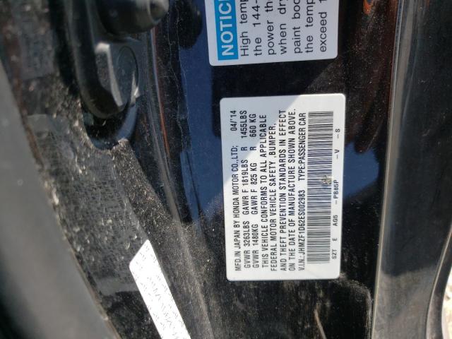 68338223 :رقم المزاد ، JHMZF1D62ES002983 vin ، 2014 Honda Cr-z Ex مزاد بيع