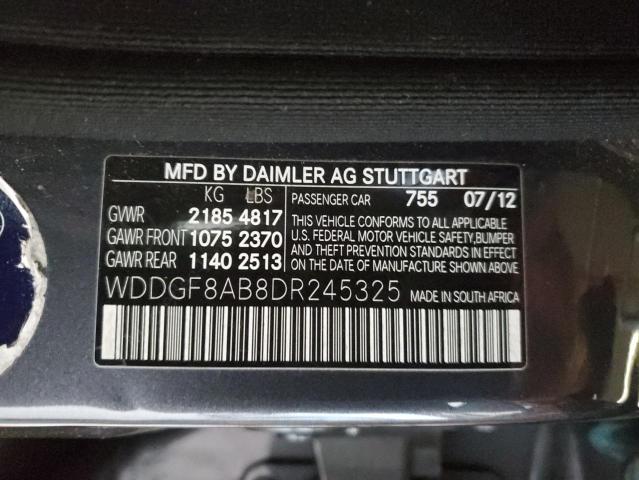 67228493 :رقم المزاد ، WDDGF8AB8DR245325 vin ، 2013 Mercedes-benz C 300 4matic مزاد بيع