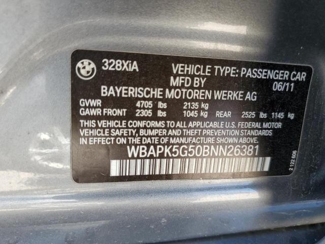 Продаж на аукціоні авто 2011 Bmw 328 Xi Sulev, vin: WBAPK5G50BNN26381, номер лоту: 66407683
