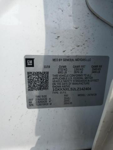 Aukcja sprzedaży 2020 Gmc Acadia Denali, vin: 1GKKNXLS2LZ142404, numer aukcji: 69829193
