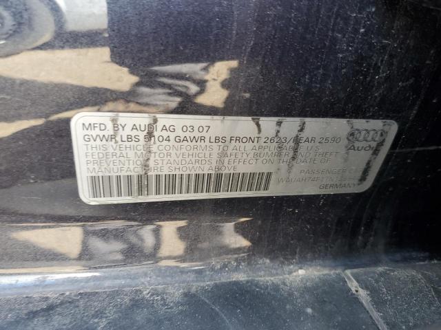 2007 Audi A6 3.2 მანქანა იყიდება აუქციონზე, vin: WAUAH74F17N136944, აუქციონის ნომერი: 67175123