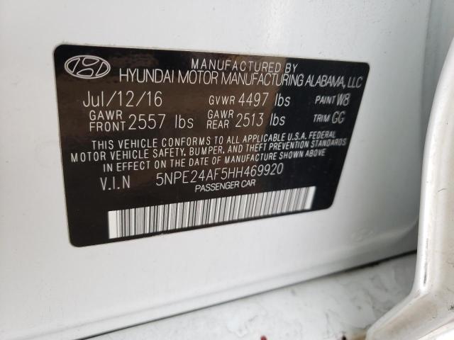 Aukcja sprzedaży 2017 Hyundai Sonata Se, vin: 5NPE24AF5HH469920, numer aukcji: 68440223