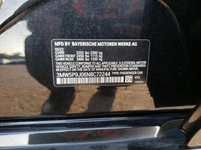 Aukcja sprzedaży 2022 Bmw 330xe, vin: 3MW5P9J06N8C72244, numer aukcji: 66496283