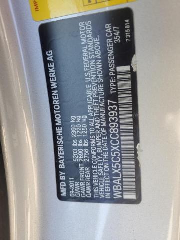 66706953 :رقم المزاد ، WBALX5C5XCC893937 vin ، 2012 Bmw 650 Xi مزاد بيع