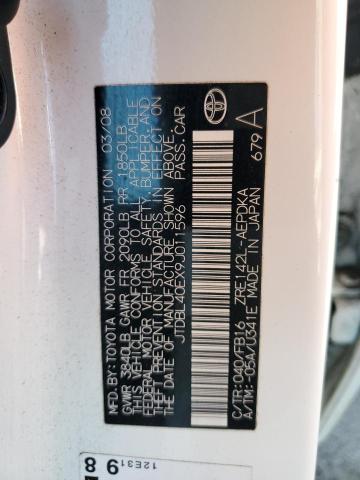 2009 Toyota Corolla Base მანქანა იყიდება აუქციონზე, vin: JTDBL40EX9J011596, აუქციონის ნომერი: 69616093