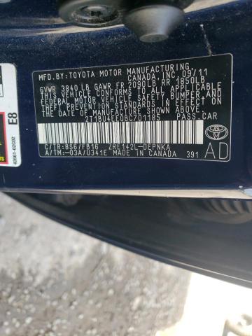 Продажа на аукционе авто 2011 Toyota Corolla Base, vin: 2T1BU4EE0BC701185, номер лота: 67299753