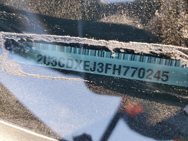 67121673 :رقم المزاد ، 2C3CDXEJ3FH770245 vin ، 2015 Dodge Charger Srt 392 مزاد بيع