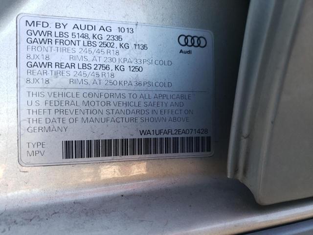 Aukcja sprzedaży 2014 Audi A4 Allroad Premium Plus, vin: WA1UFAFL2EA071428, numer aukcji: 68745483