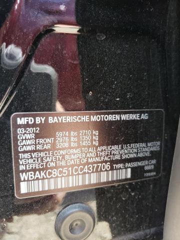 Продаж на аукціоні авто 2012 Bmw 750 Lxi, vin: WBAKC8C51CC437706, номер лоту: 68432453