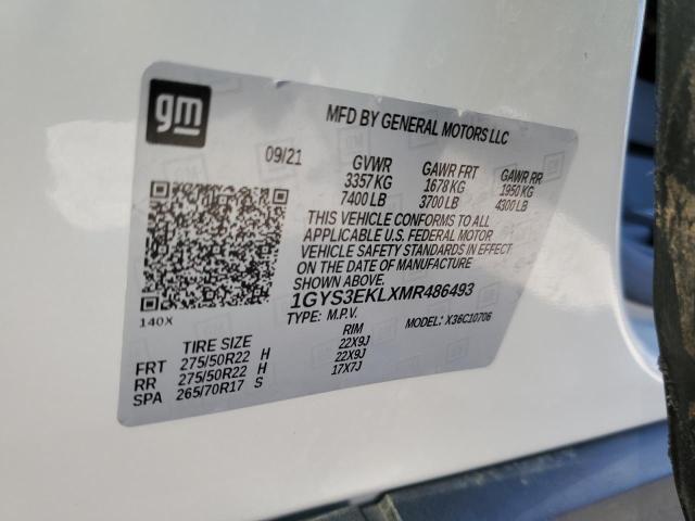 Aukcja sprzedaży 2021 Cadillac Escalade Sport, vin: 1GYS3EKLXMR486493, numer aukcji: 66627893