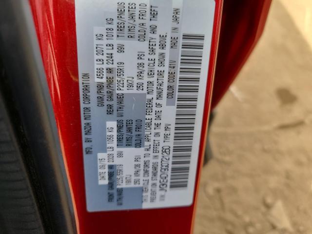 65433603 :رقم المزاد ، JM3KE4DY9G0721260 vin ، 2016 Mazda Cx-5 Gt مزاد بيع