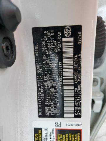 Aukcja sprzedaży 2012 Toyota Camry Base, vin: 4T1BF1FK8CU620139, numer aukcji: 67476893