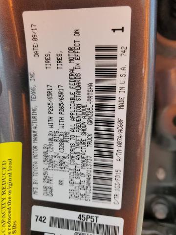 69631413 :رقم المزاد ، 5TFCZ5AN4HX113737 vin ، 2017 Toyota Tacoma مزاد بيع