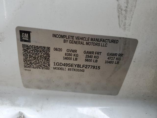 2020 Gmc Sierra K3500 მანქანა იყიდება აუქციონზე, vin: 1GD49SEY8LF277915, აუქციონის ნომერი: 65992693