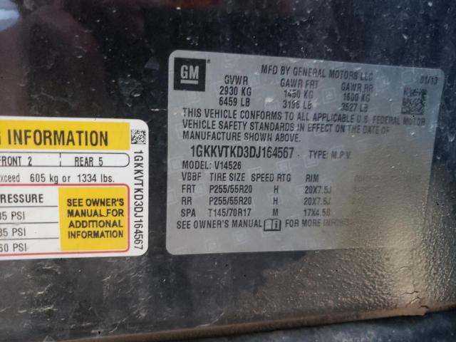 Продажа на аукционе авто 2013 Gmc Acadia Denali, vin: 1GKKVTKD3DJ164567, номер лота: 65729313
