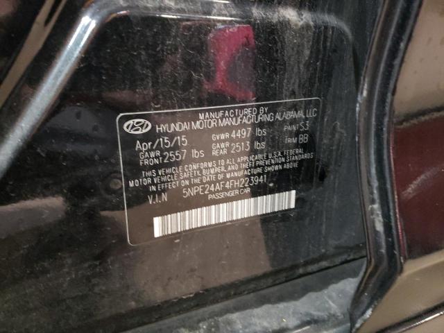 Aukcja sprzedaży 2015 Hyundai Sonata Se, vin: 5NPE24AF4FH223941, numer aukcji: 69821033
