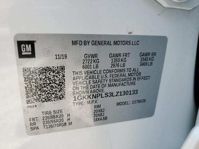 Продажа на аукционе авто 2020 Gmc Acadia Denali, vin: 1GKKNPLS3LZ130133, номер лота: 67624883