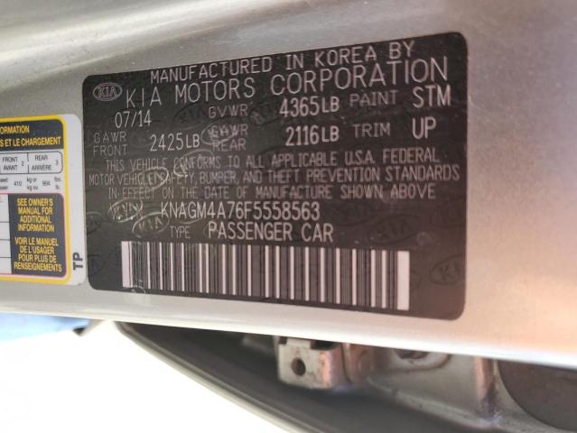 Продажа на аукционе авто 2015 Kia Optima Lx, vin: KNAGM4A76F5558563, номер лота: 67682783
