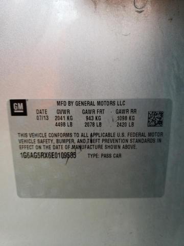 2014 Cadillac Ats მანქანა იყიდება აუქციონზე, vin: 1G6AG5RX6E0109585, აუქციონის ნომერი: 67987383
