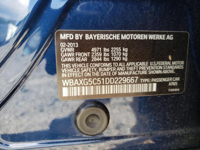 Продажа на аукционе авто 2013 Bmw 528 I, vin: WBAXG5C51DD229667, номер лота: 67255333