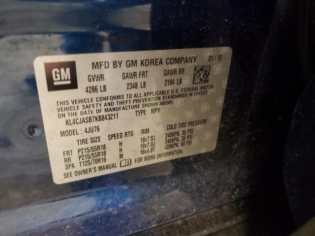 Продажа на аукционе авто 2019 Buick Encore Preferred, vin: KL4CJASB7KB843211, номер лота: 66855963