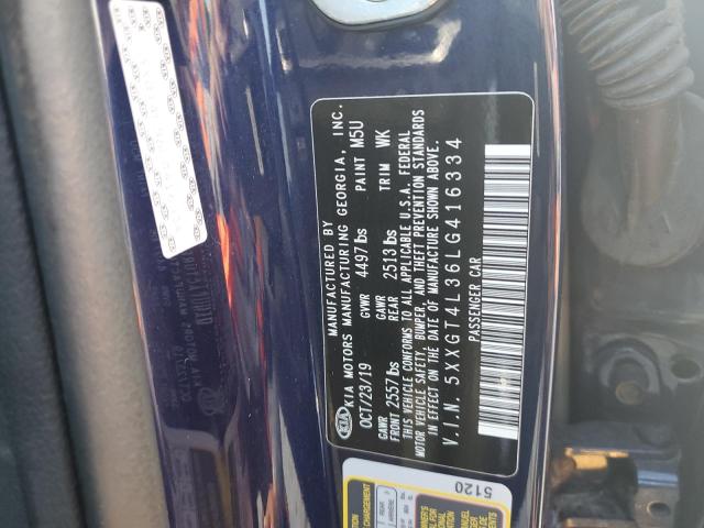 68829933 :رقم المزاد ، 5XXGT4L36LG416334 vin ، 2020 Kia Optima Lx مزاد بيع