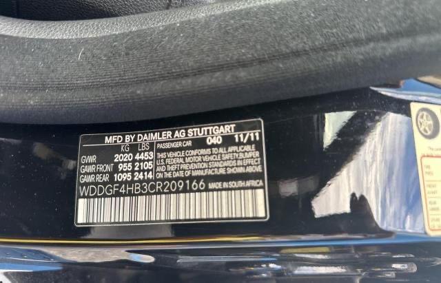 Продажа на аукционе авто 2012 Mercedes-benz C 250, vin: WDDGF4HB3CR209166, номер лота: 70225223