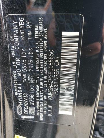 70117823 :رقم المزاد ، KMHGH4JH2EU085650 vin ، 2014 Hyundai Equus Signature مزاد بيع