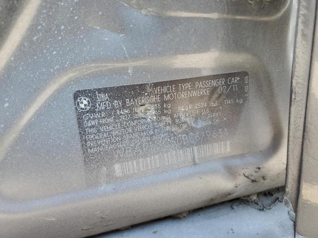 66903903 :رقم المزاد ، WBAPH7C50BE679634 vin ، 2011 Bmw 328 I مزاد بيع