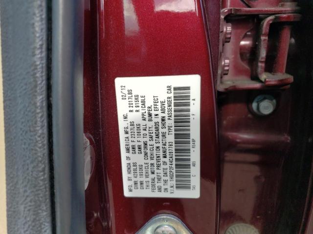 Aukcja sprzedaży 2012 Honda Accord Lxp, vin: 1HGCP2F44CA097783, numer aukcji: 69237323