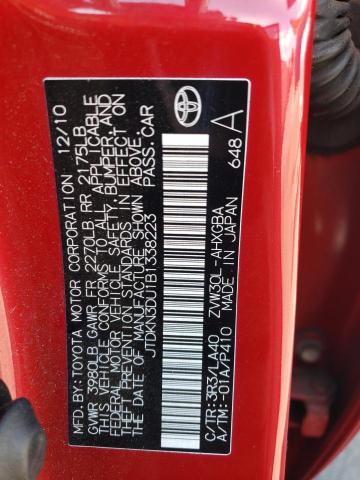 Продажа на аукционе авто 2011 Toyota Prius, vin: JTDKN3DU1B1338223, номер лота: 69543073