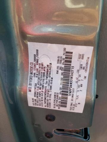 2005 Ford Focus Zxw მანქანა იყიდება აუქციონზე, vin: 1FAFP36N55W262715, აუქციონის ნომერი: 69875303