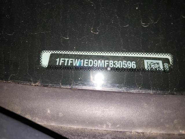 2021 Ford F150 Supercrew მანქანა იყიდება აუქციონზე, vin: 1FTFW1ED9MFB30596, აუქციონის ნომერი: 67698763