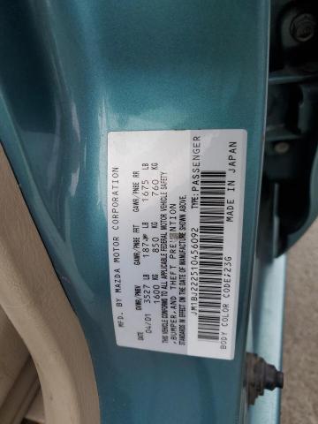 Продаж на аукціоні авто 2001 Mazda Protege Dx, vin: JM1BJ222510456092, номер лоту: 65977353
