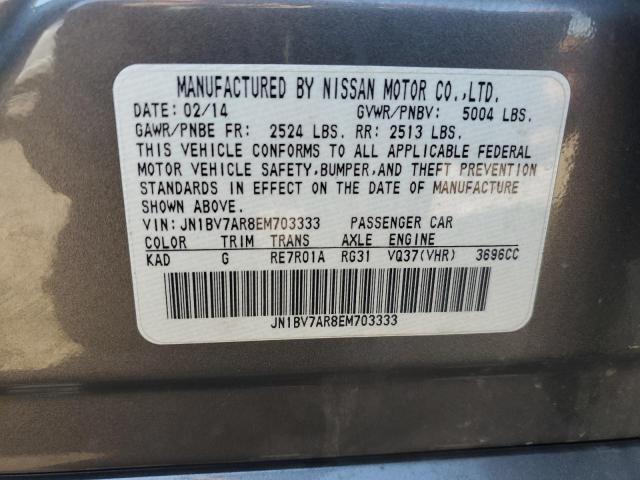 2014 Infiniti Q50 Base მანქანა იყიდება აუქციონზე, vin: JN1BV7AR8EM703333, აუქციონის ნომერი: 68020643