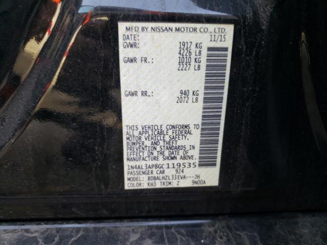 Aukcja sprzedaży 2016 Nissan Altima 2.5, vin: 1N4AL3AP8GC119535, numer aukcji: 69584133