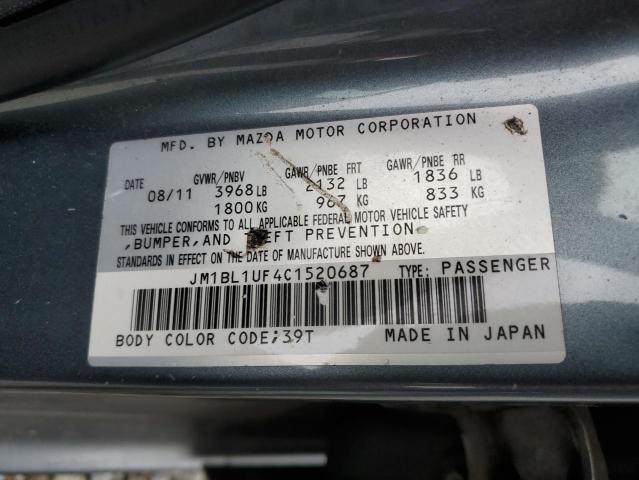 Продажа на аукционе авто 2012 Mazda 3 I, vin: JM1BL1UF4C1520687, номер лота: 67706283