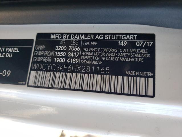 Aukcja sprzedaży 2017 Mercedes-benz G 550, vin: WDCYC3KF6HX281165, numer aukcji: 66731193